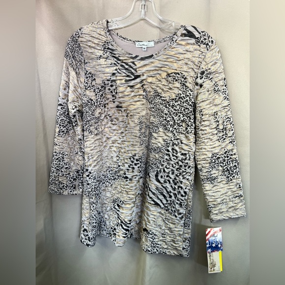 NWT Cactus Animal Print Top - Picture 1 of 4
